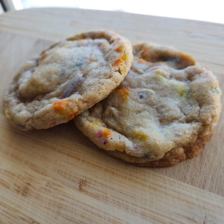 Rainbow Confetti Cookies (Vegan, Gluten-Free, Soy-Free) - Sweetened With Kindness